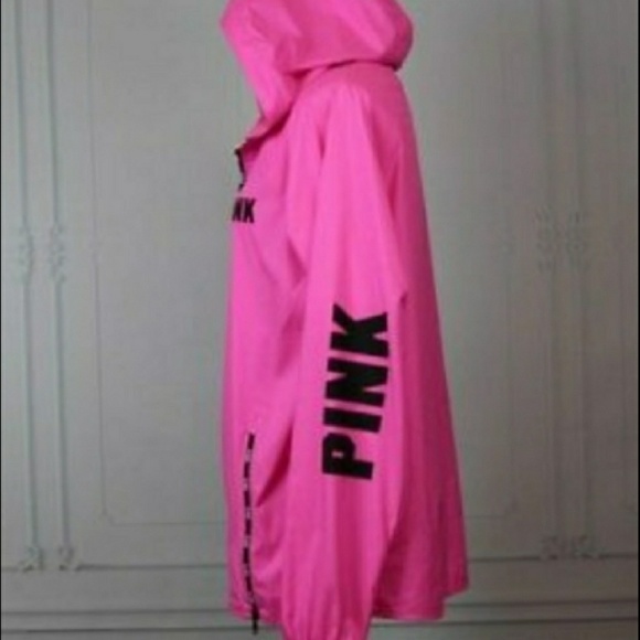🆕PINK VS 🌸 PINK ANORAK WINDBREAKER - Picture 4 of 5